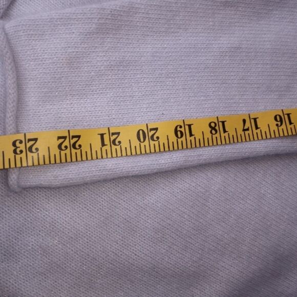 HillardHanson XLBlue AngoraWoolBlend RaglanLngslvsKnit CowlNeckWomen'sTopSweater - Picture 6 of 10